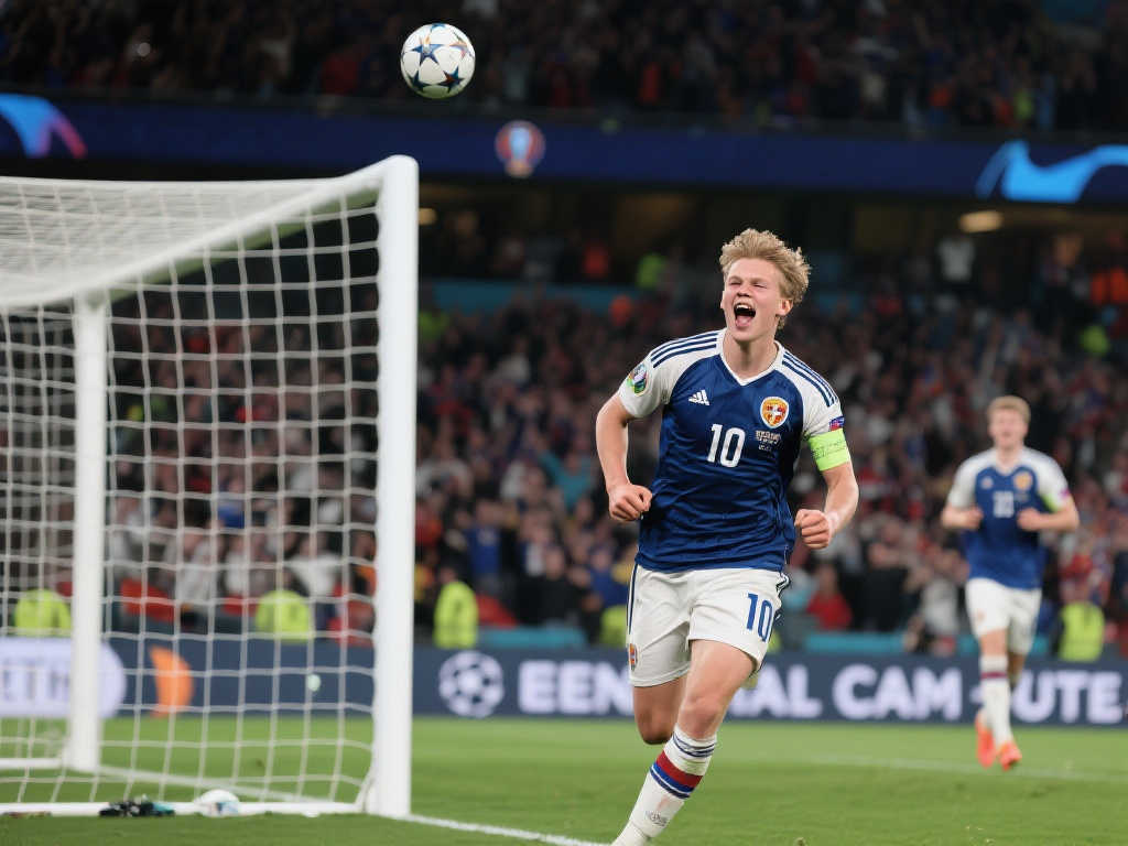 霍伊伦：进球让我欣喜，渴望更多进球，期待决赛并力争夺冠